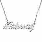 Custom Made Any Name Necklace Ashwaq Stainless Steel Jewelry for Mother