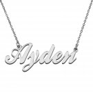 Custom Made Any Name Necklace Ayden Stainless Steel Jewelry for Mother