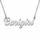 Custom Made Any Name Necklace Carigirl Stainless Steel Jewelry for Mother