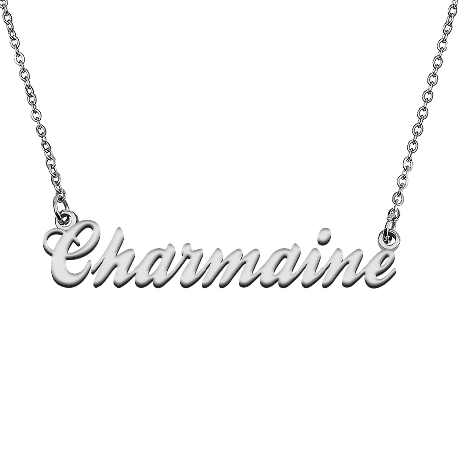 Custom Made Any Name Necklace Charmaine Stainless Steel Jewelry For Mother