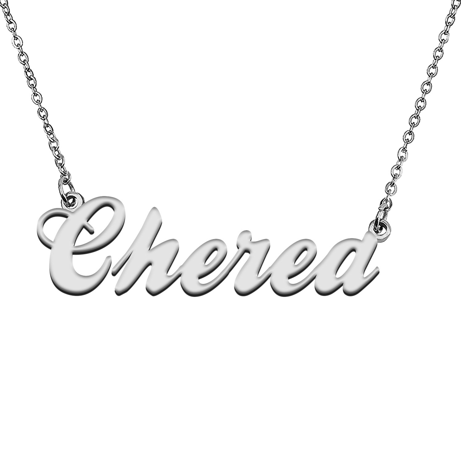 Custom Made Any Name Necklace Cherea Stainless Steel Jewelry for Mother