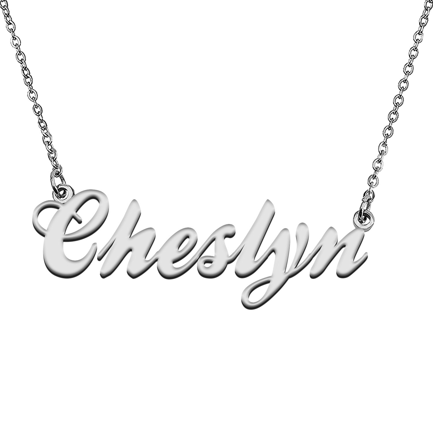 Custom Made Any Name Necklace Cheslyn Stainless Steel Jewelry for Mother