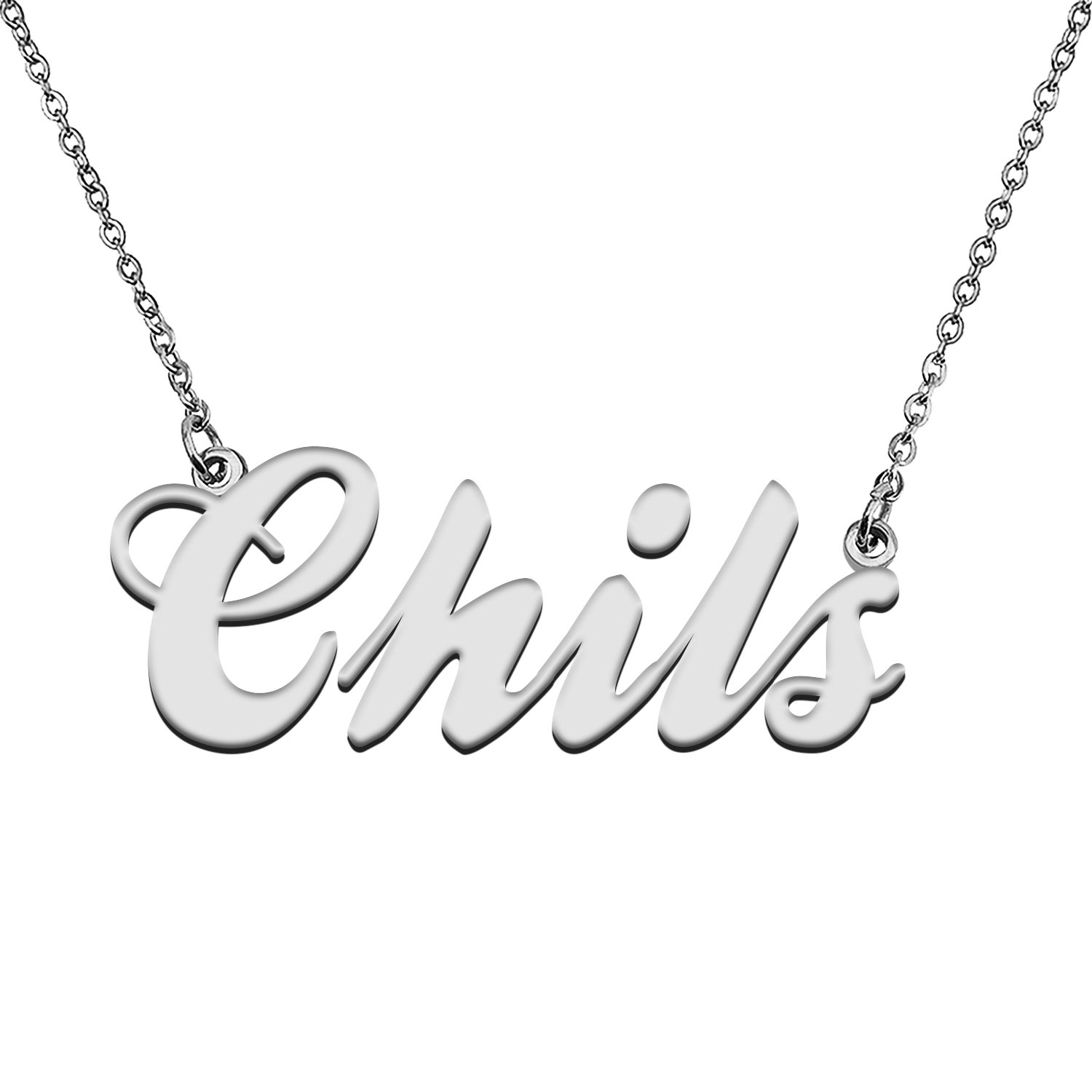 Custom Made Any Name Necklace Chils Stainless Steel Jewelry for Mother