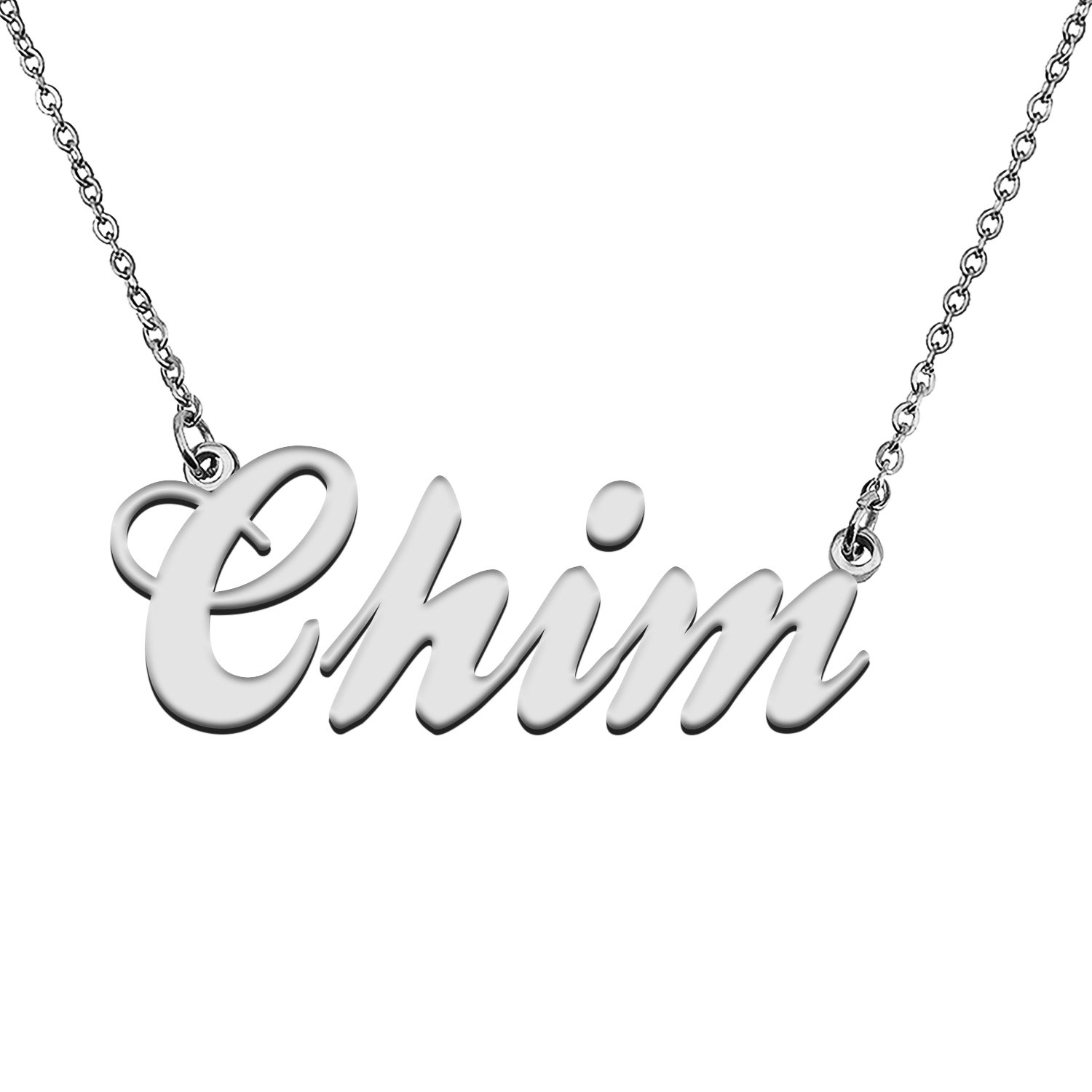 Custom Made Any Name Necklace Chim Stainless Steel Jewelry for Mother