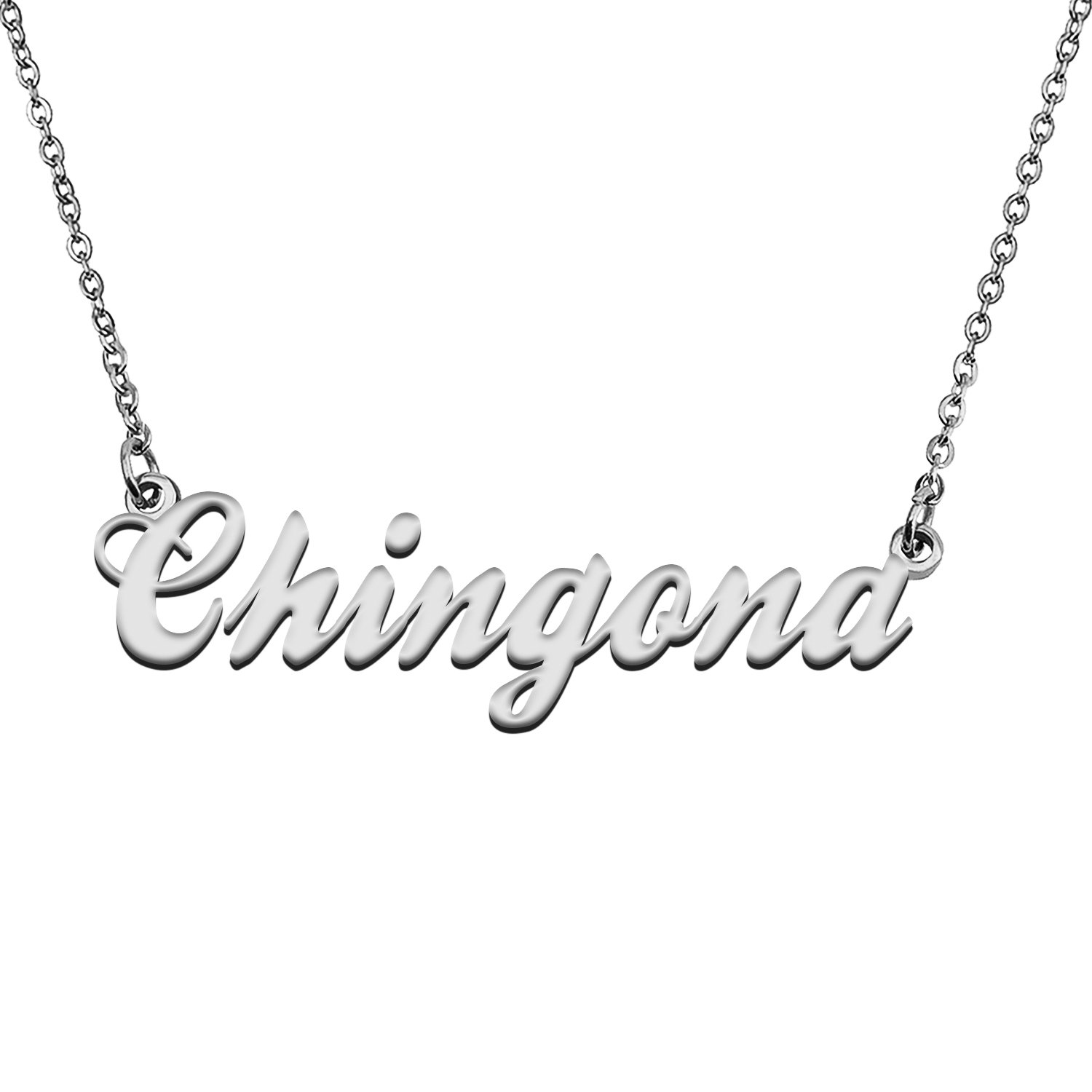 Custom Made Any Name Necklace Chingona Stainless Steel Jewelry for Mother