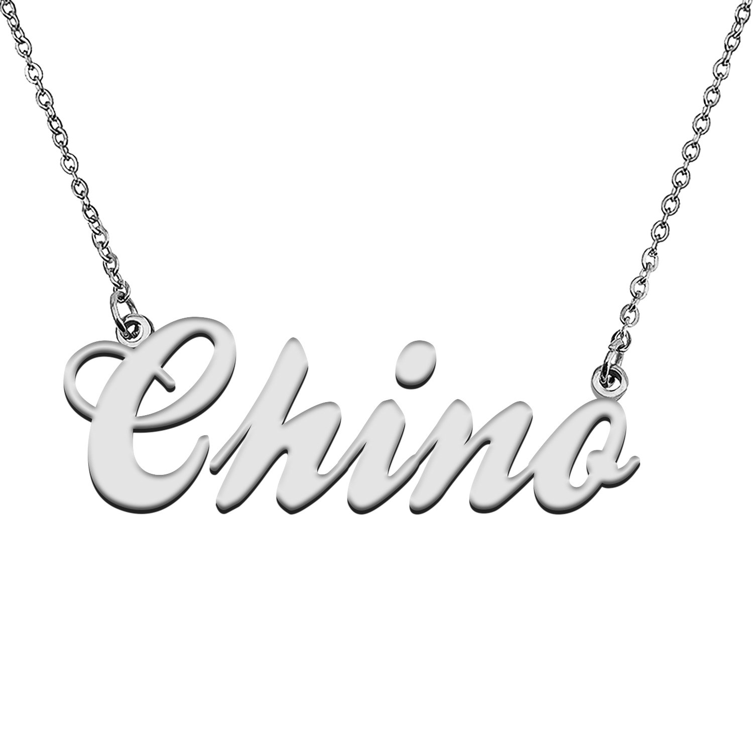 Custom Made Any Name Necklace Chino Stainless Steel Jewelry for Mother