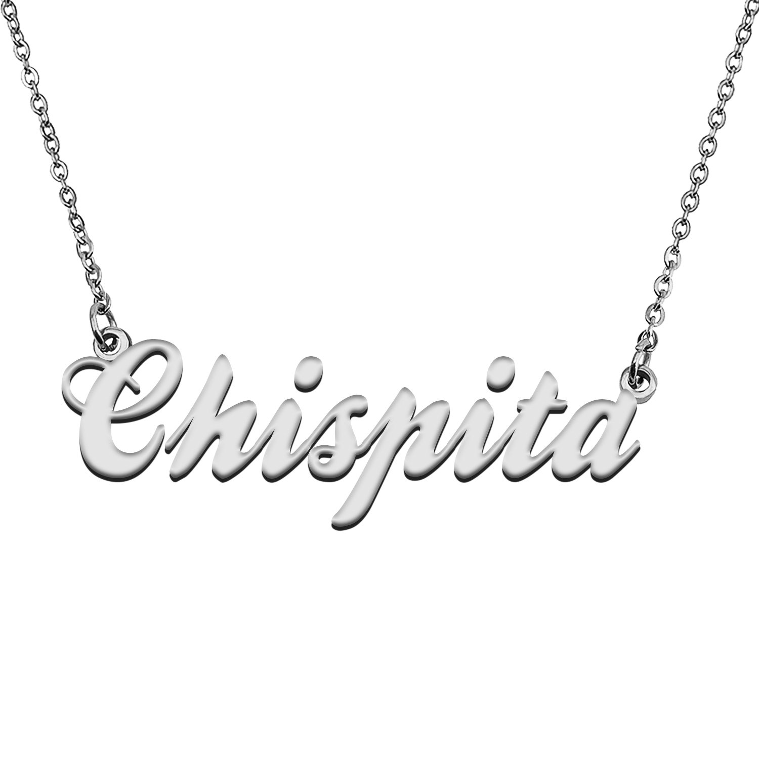 Custom Made Any Name Necklace Chispita Stainless Steel Jewelry for Mother