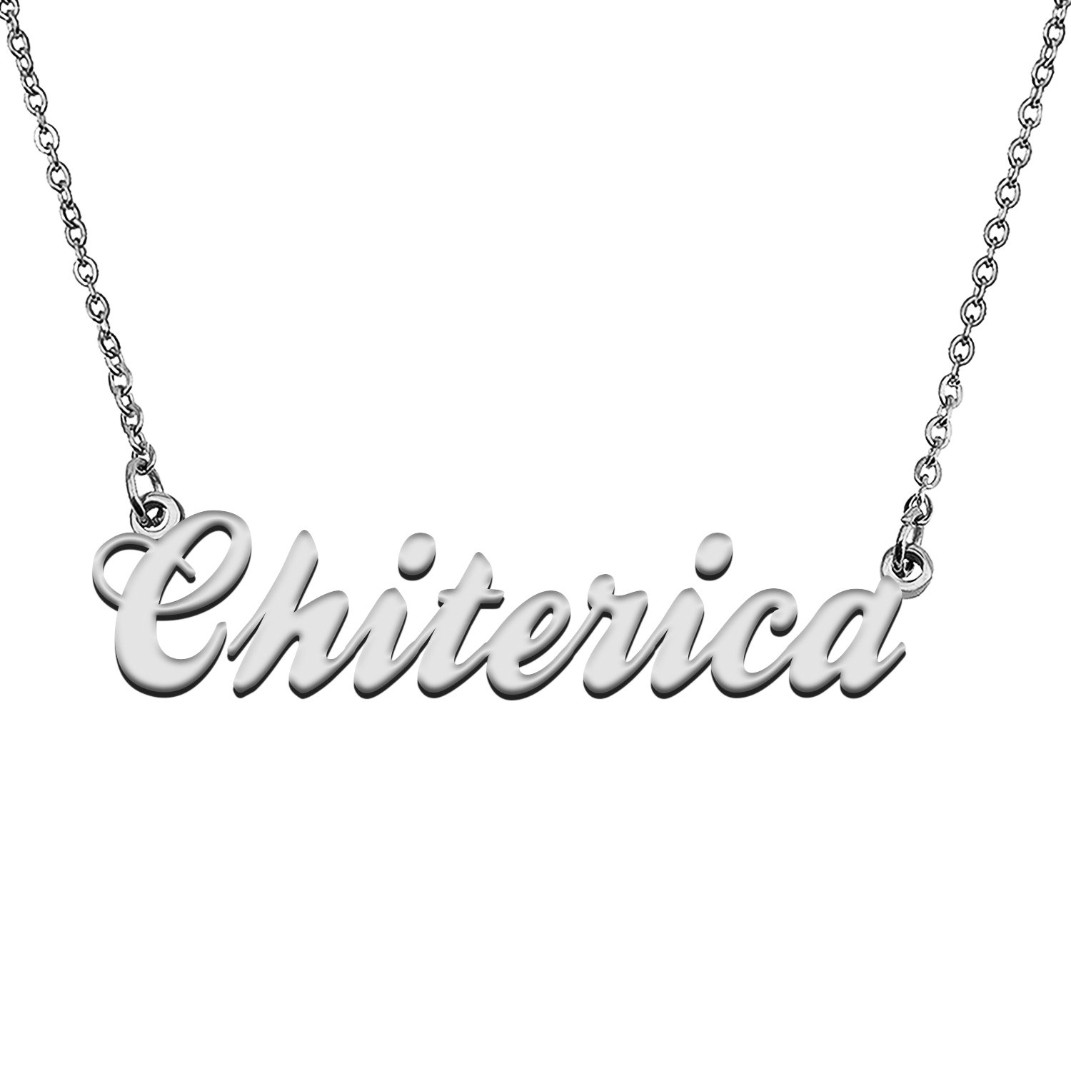 Custom Made Any Name Necklace Chiterica Stainless Steel Jewelry for Mother