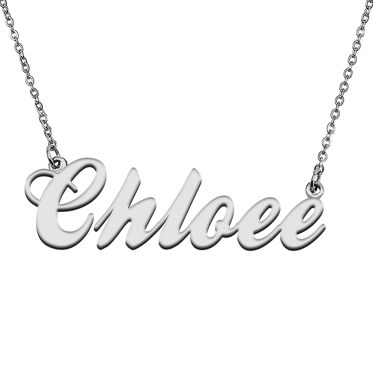 Custom Made Any Name Necklace Chloee Stainless Steel Jewelry for Mother