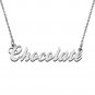 Custom Made Any Name Necklace Chocolate Stainless Steel Jewelry for Mother