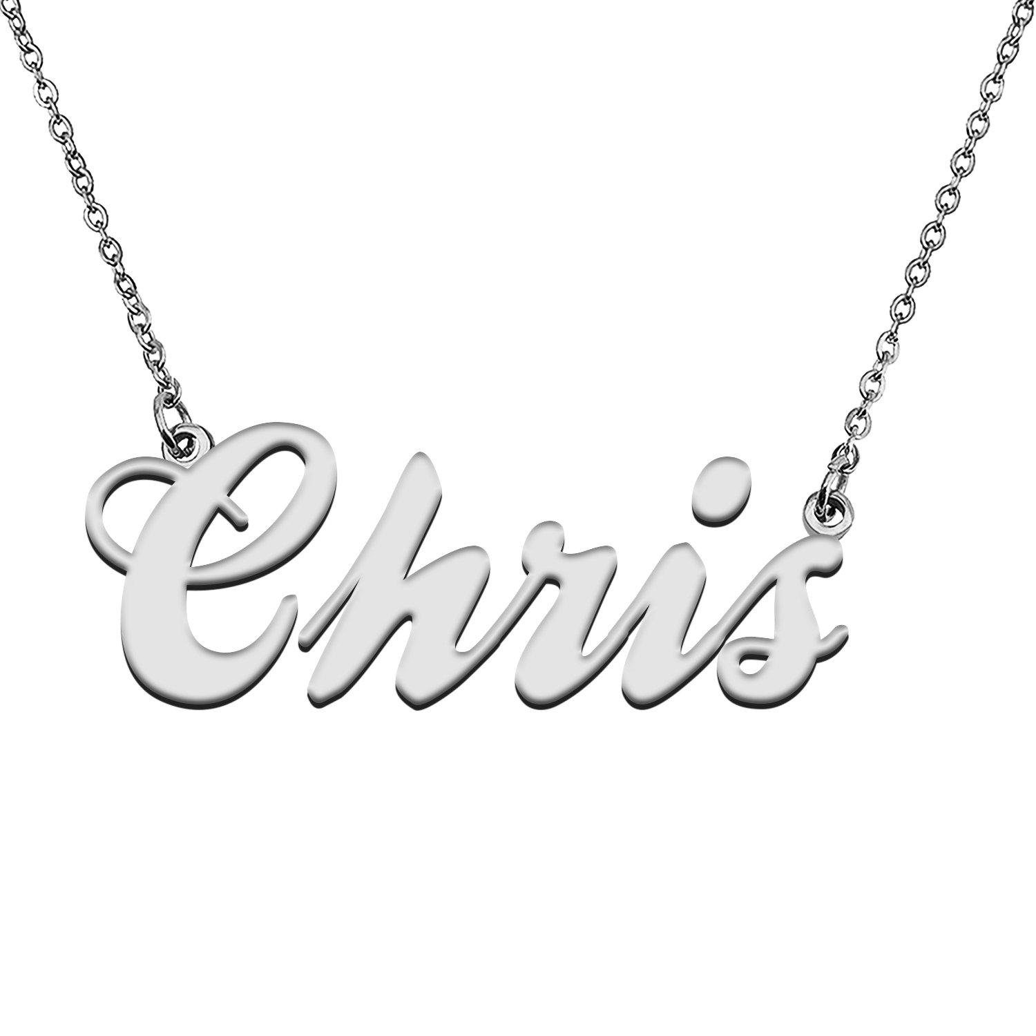 Custom Made Any Name Necklace Chris Stainless Steel Jewelry for Mother