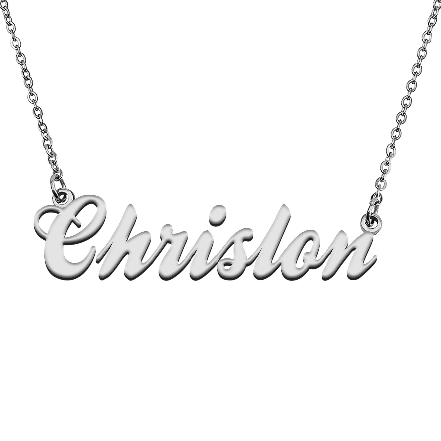 Custom Made Any Name Necklace Chrislon Stainless Steel Jewelry for Mother