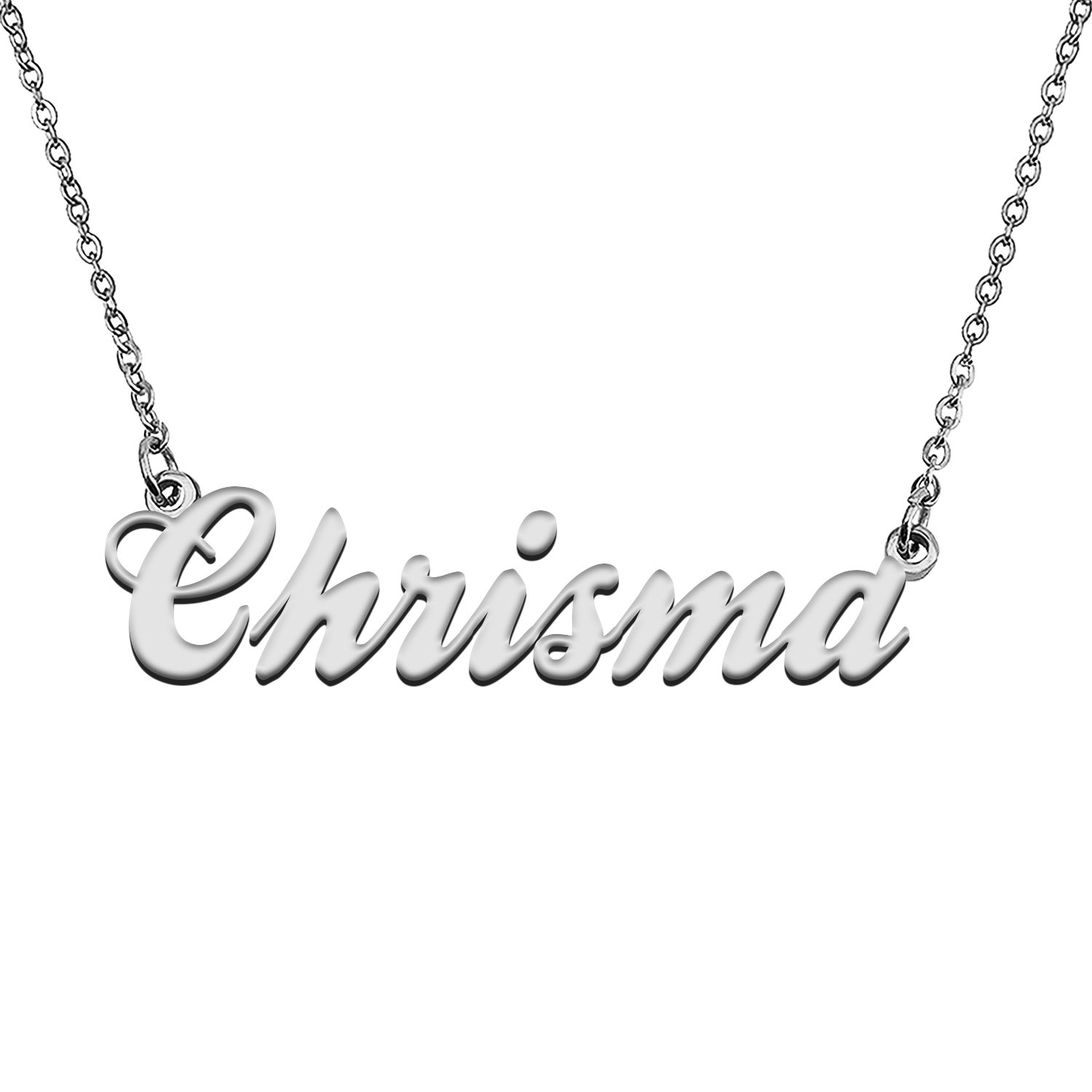 Custom Made Any Name Necklace Chrisma Stainless Steel Jewelry for Mother