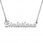Custom Made Any Name Necklace Christiana Stainless Steel Jewelry for Mother
