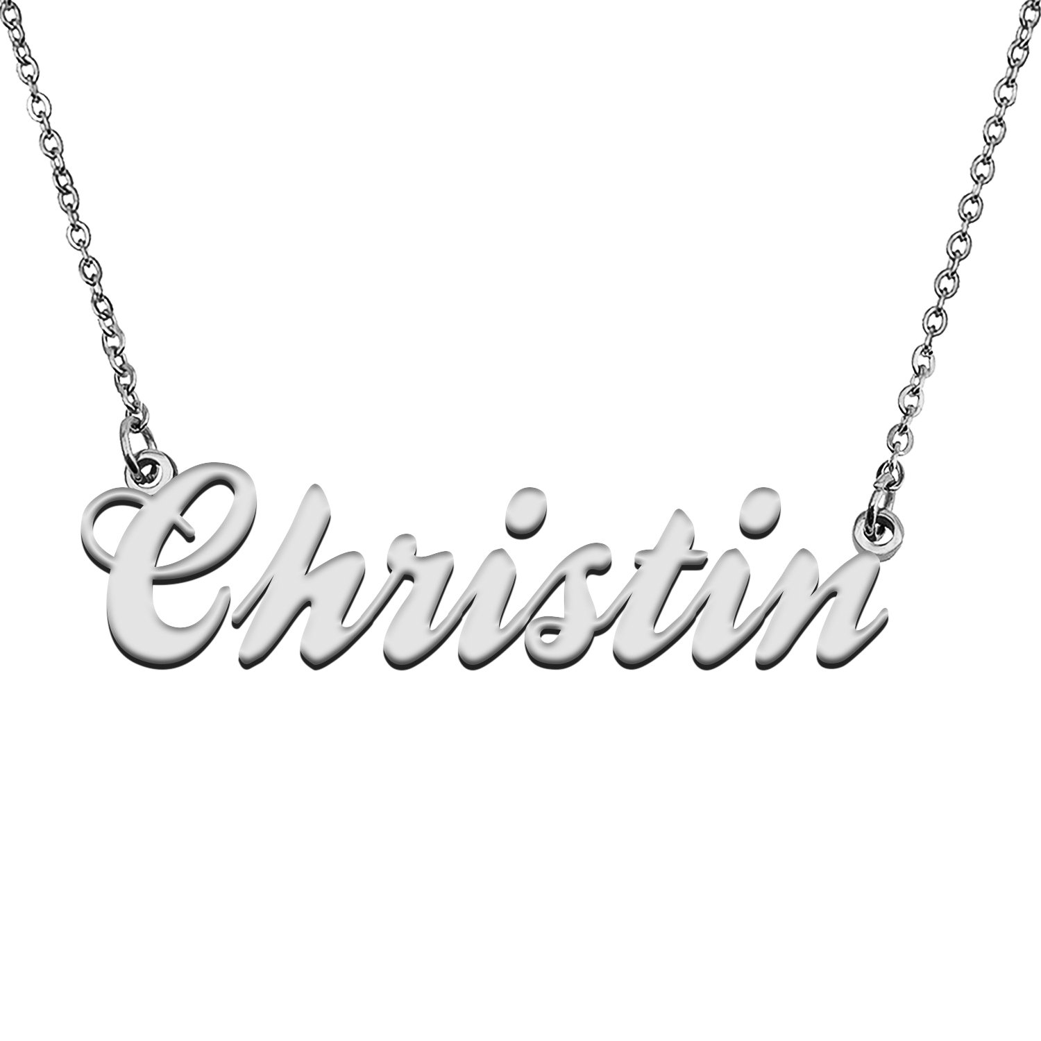 Custom Made Any Name Necklace Christin Stainless Steel Jewelry for Mother