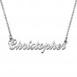 Custom Made Any Name Necklace Christopher Stainless Steel Jewelry for Mother