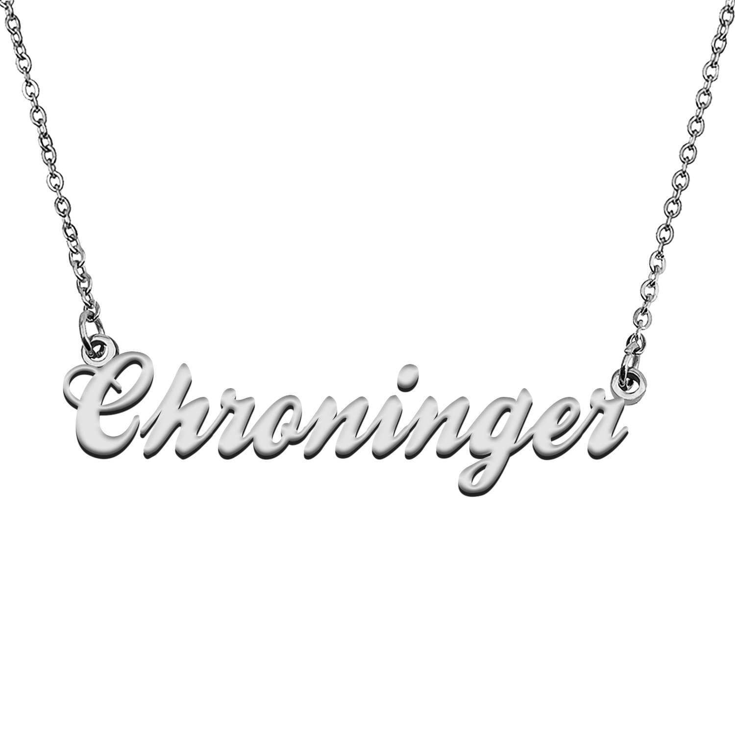 Custom Made Any Name Necklace Chroninger Stainless Steel Jewelry for Mother