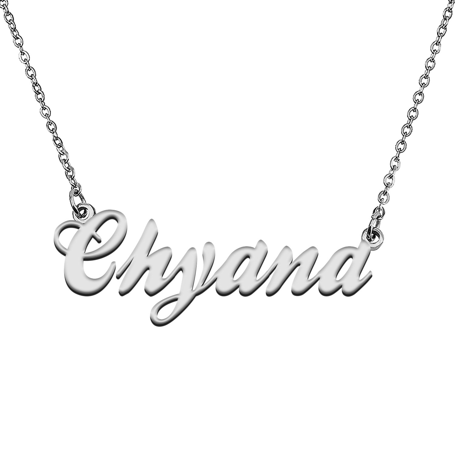 Custom Made Any Name Necklace Chyana Stainless Steel Jewelry for Mother