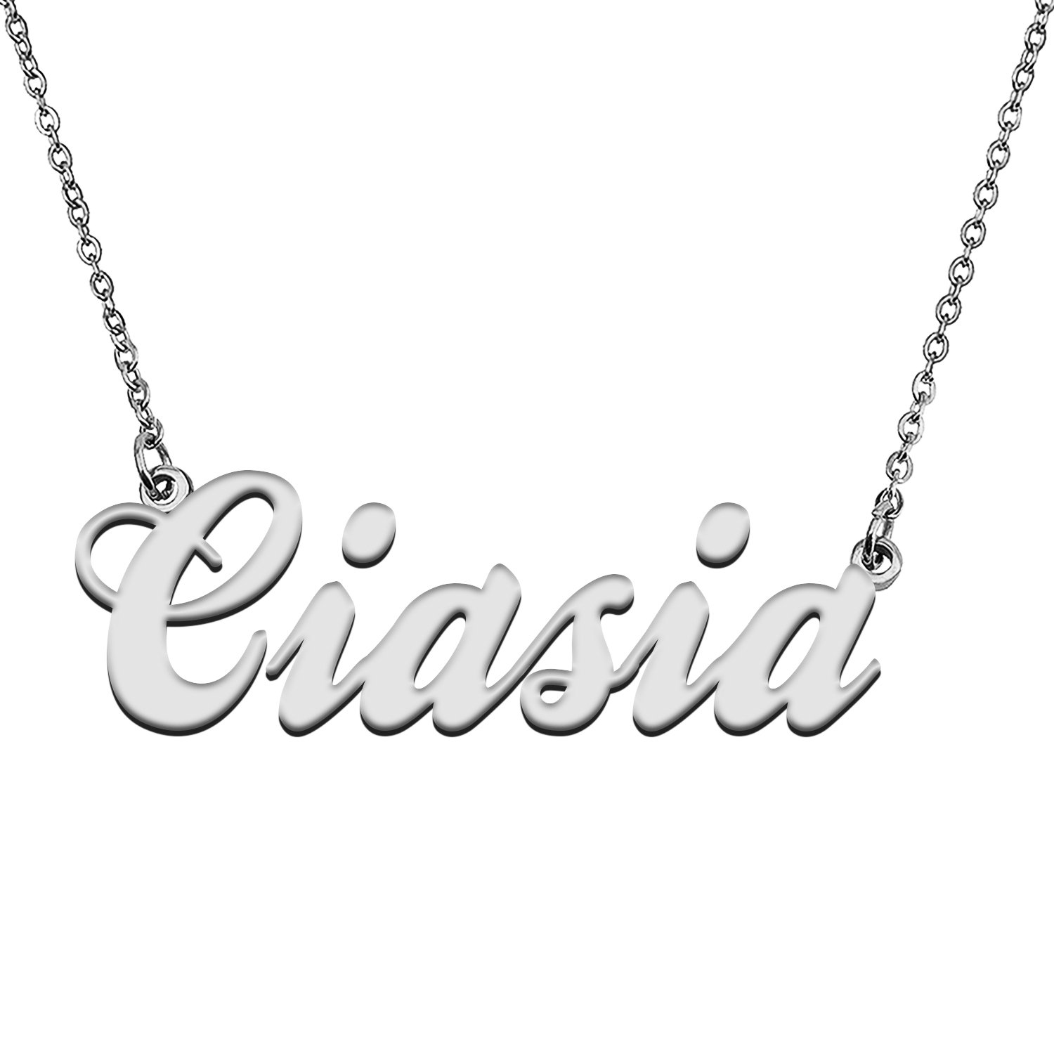 Custom Made Any Name Necklace Ciasia Stainless Steel Jewelry for Mother