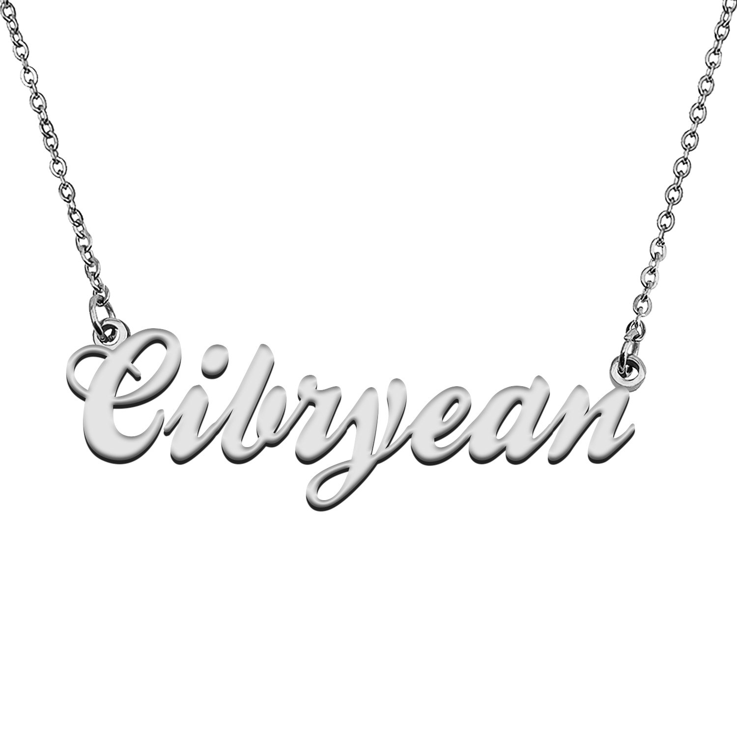 Custom Made Any Name Necklace Cibryean Stainless Steel Jewelry for Mother