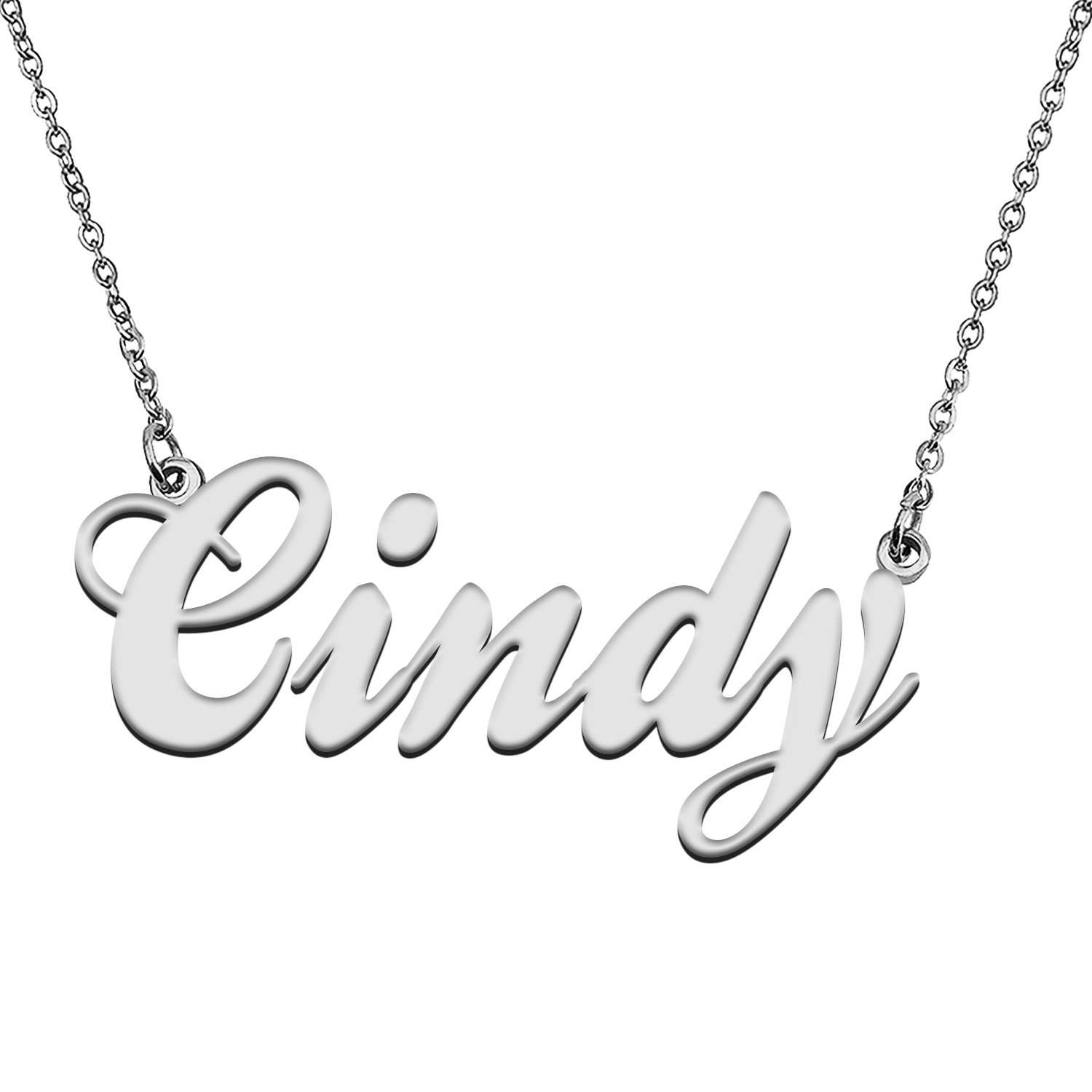 Custom Made Any Name Necklace Cindy Stainless Steel Jewelry for Mother