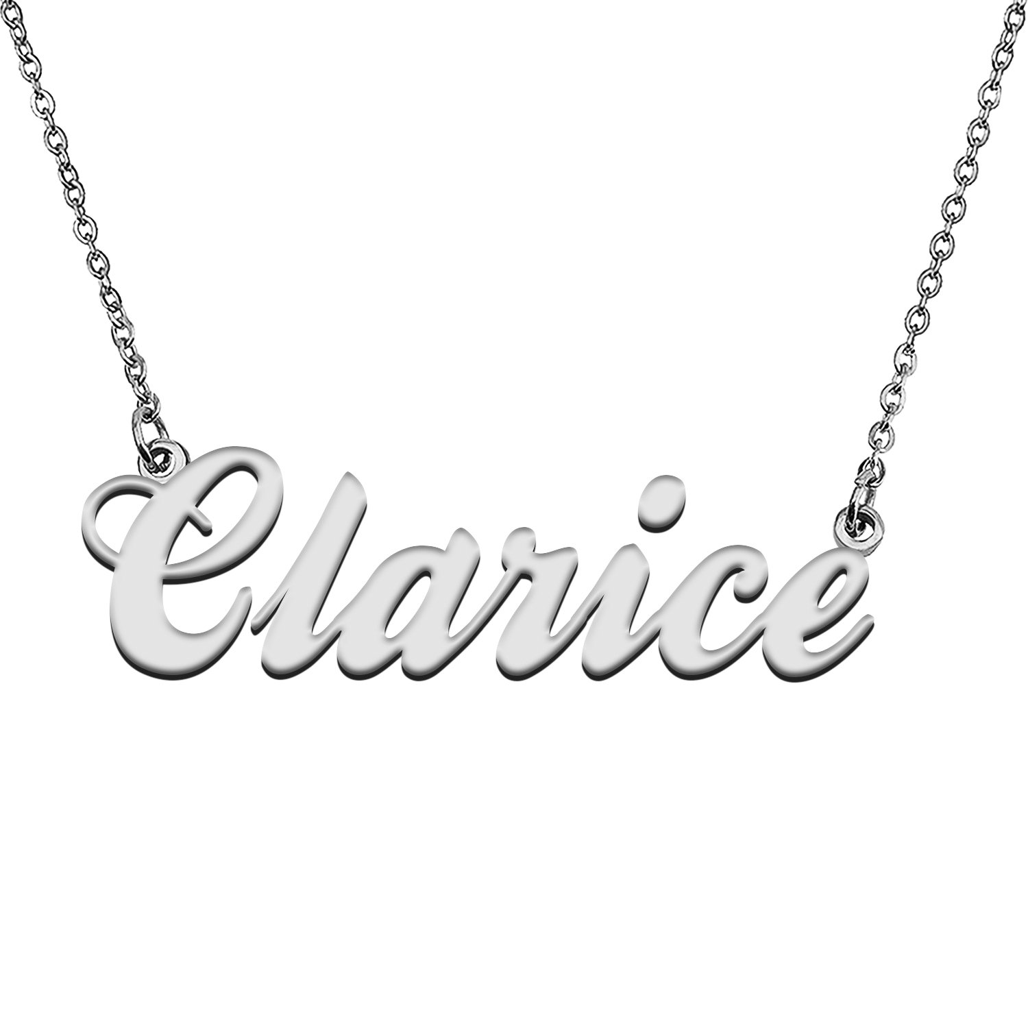 Custom Made Any Name Necklace Clarice Stainless Steel Jewelry for Mother