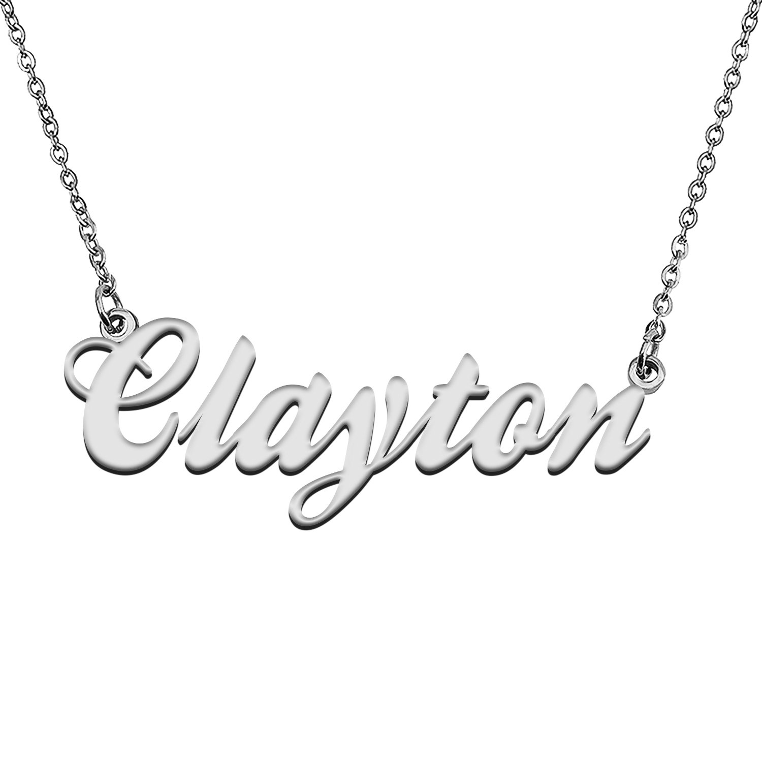 Custom Made Any Name Necklace Clayton Stainless Steel Jewelry for Mother