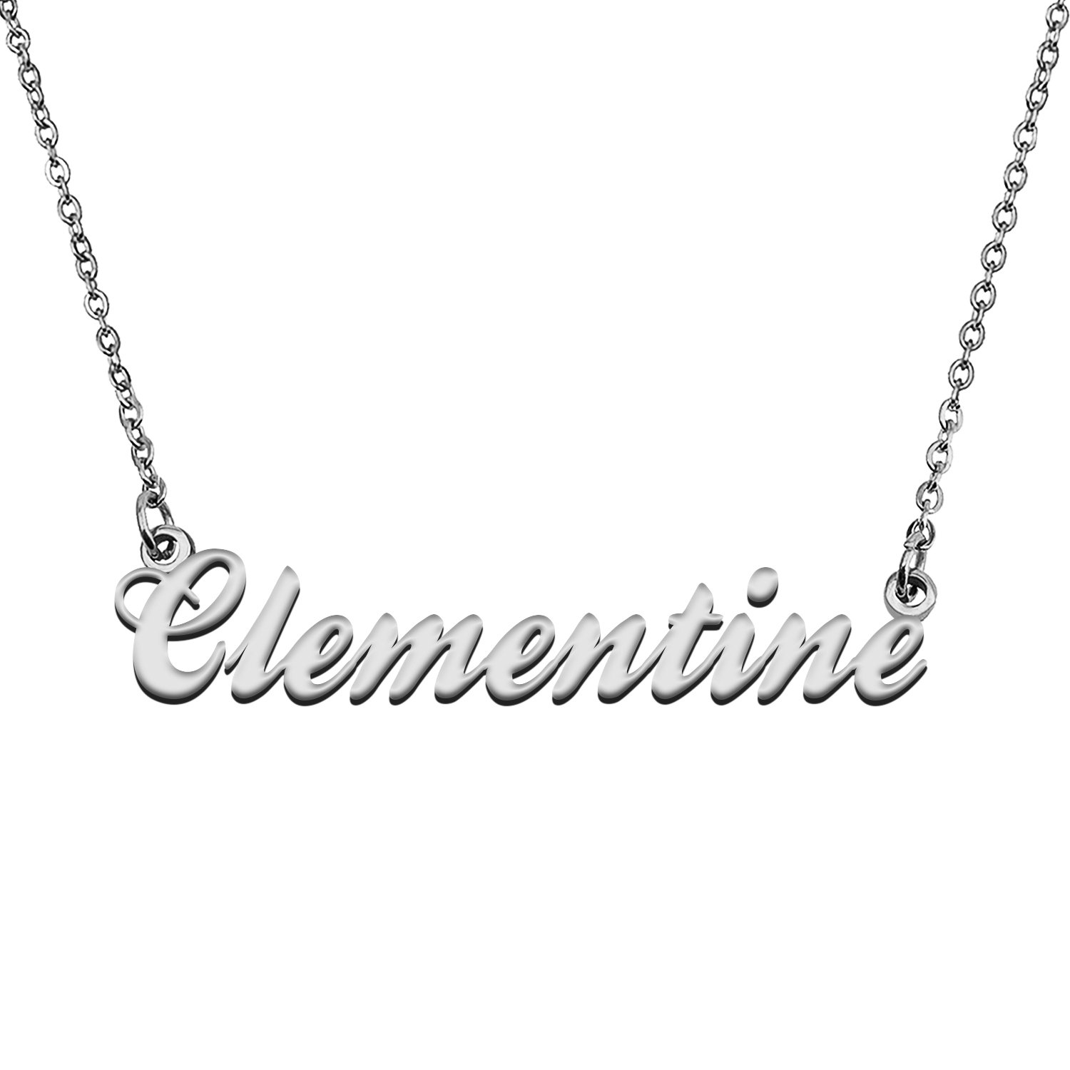 Custom Made Any Name Necklace Clementine Stainless Steel Jewelry for Mother