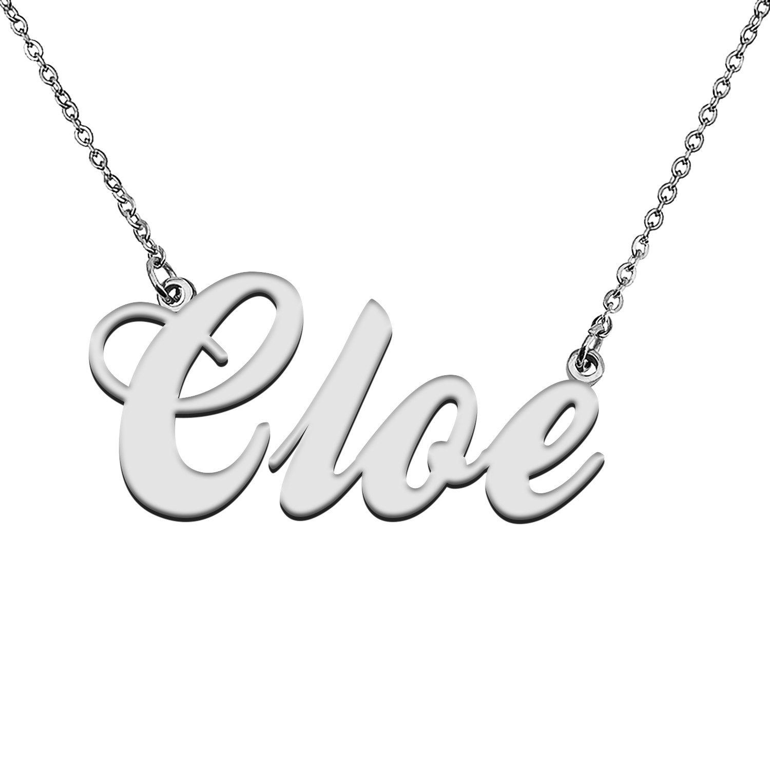 Custom Made Any Name Necklace Cloe Stainless Steel Jewelry for Mother