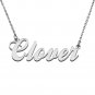 Custom Made Any Name Necklace Clover Stainless Steel Jewelry for Mother