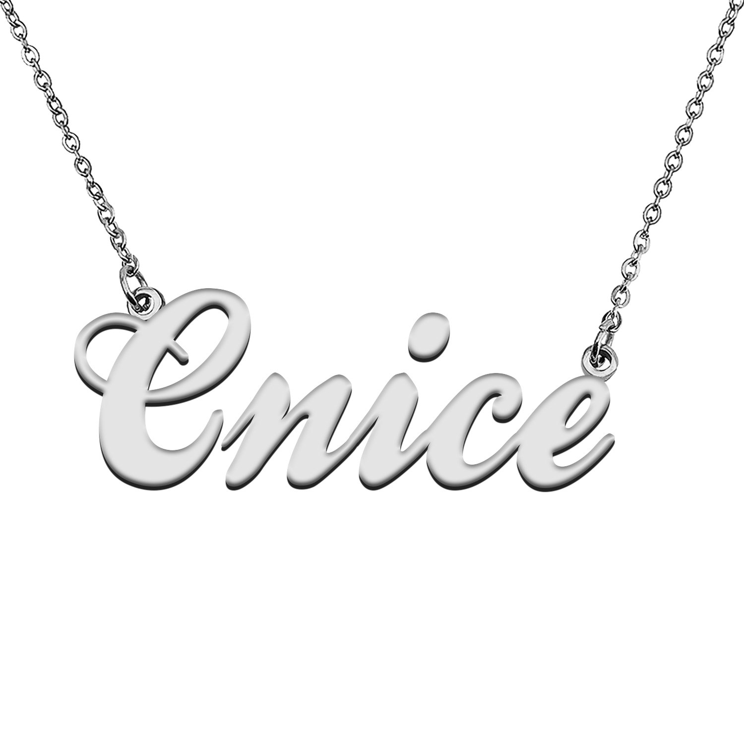 Custom Made Any Name Necklace Cnice Stainless Steel Jewelry for Mother