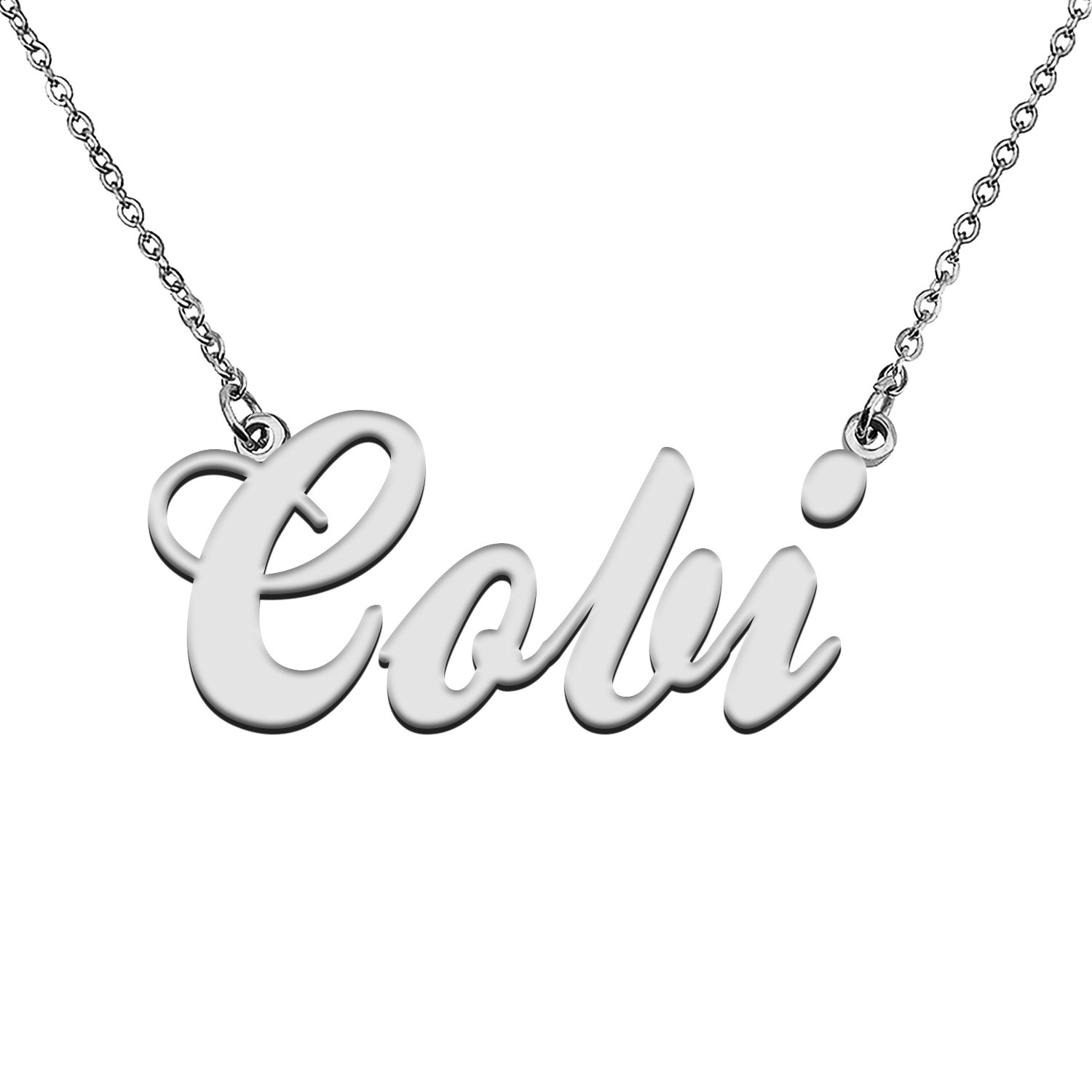 Custom Made Any Name Necklace Cobi Stainless Steel Jewelry for Mother