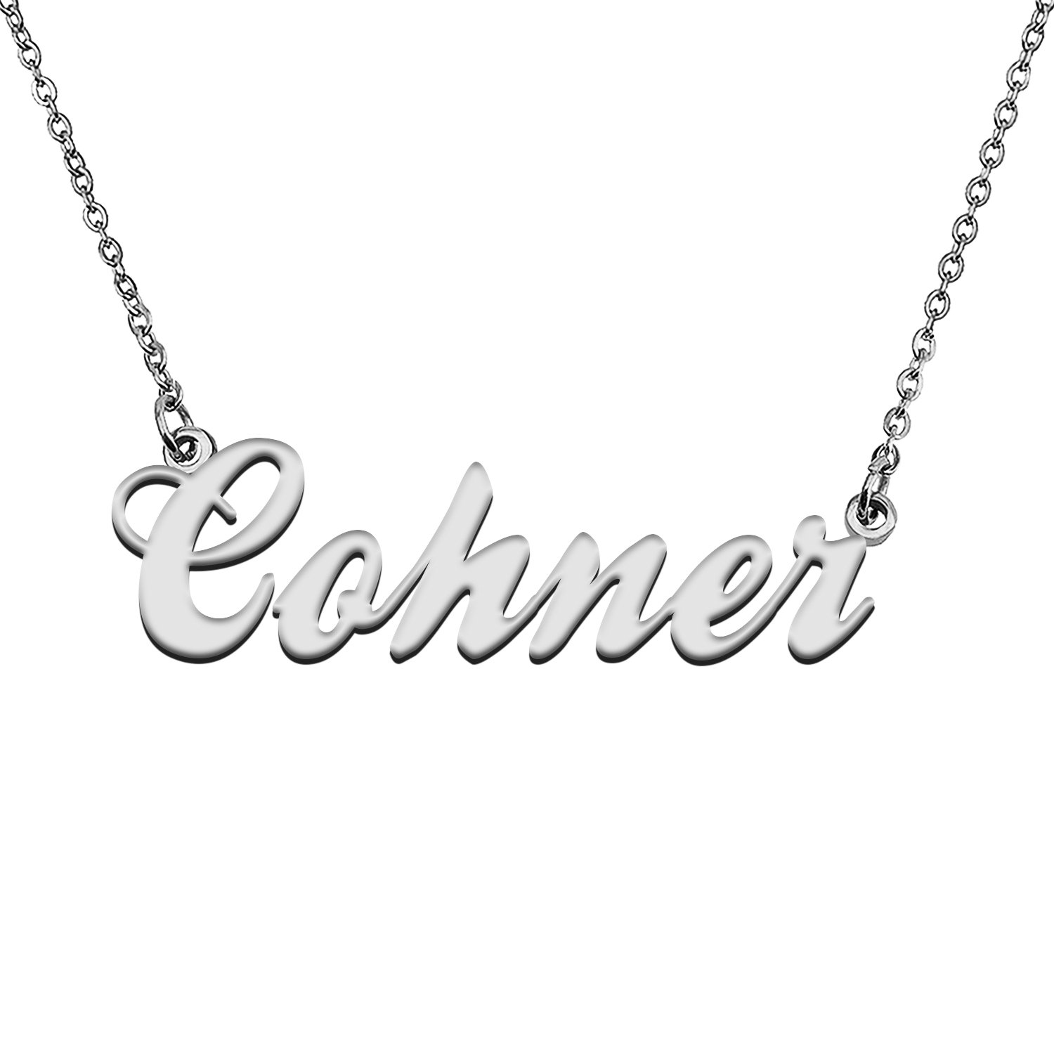 Custom Made Any Name Necklace Cohner Stainless Steel Jewelry for Mother
