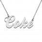 Custom Made Any Name Necklace Coke Stainless Steel Jewelry for Mother