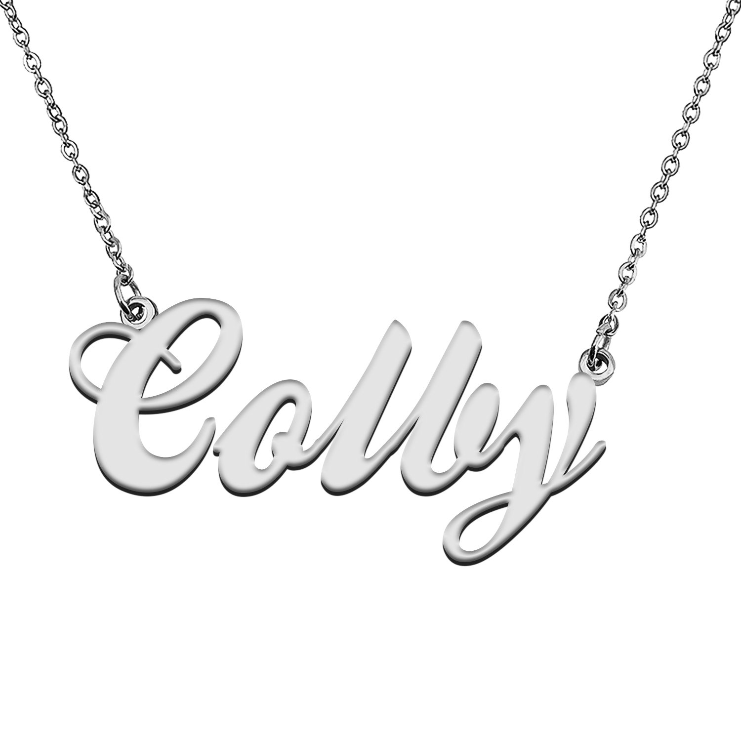 Custom Made Any Name Necklace Colby Stainless Steel Jewelry for Mother