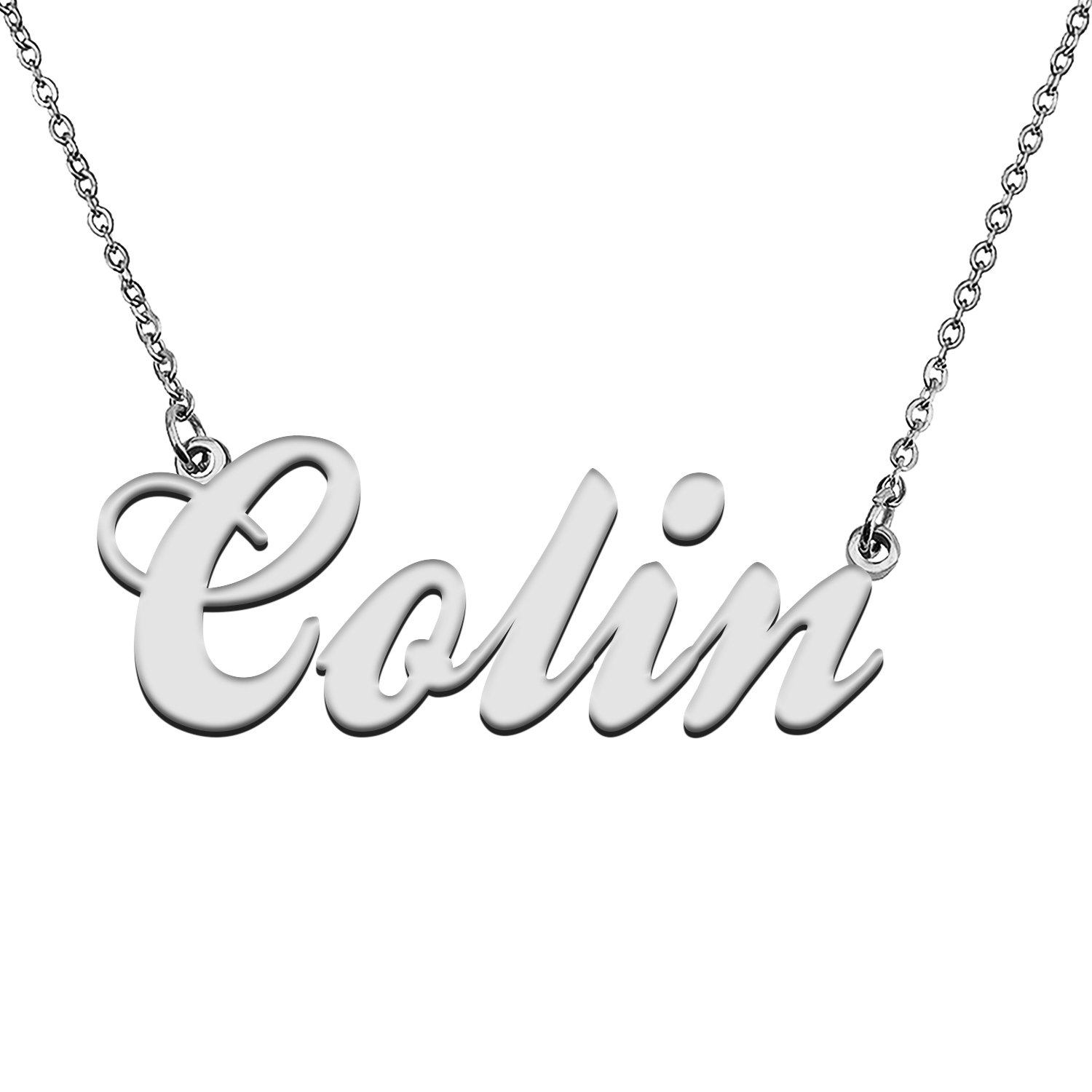 Custom Made Any Name Necklace Colin Stainless Steel Jewelry for Mother