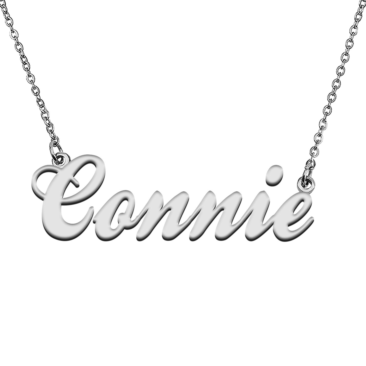 Custom Made Any Name Necklace Connie Stainless Steel Jewelry for Mother