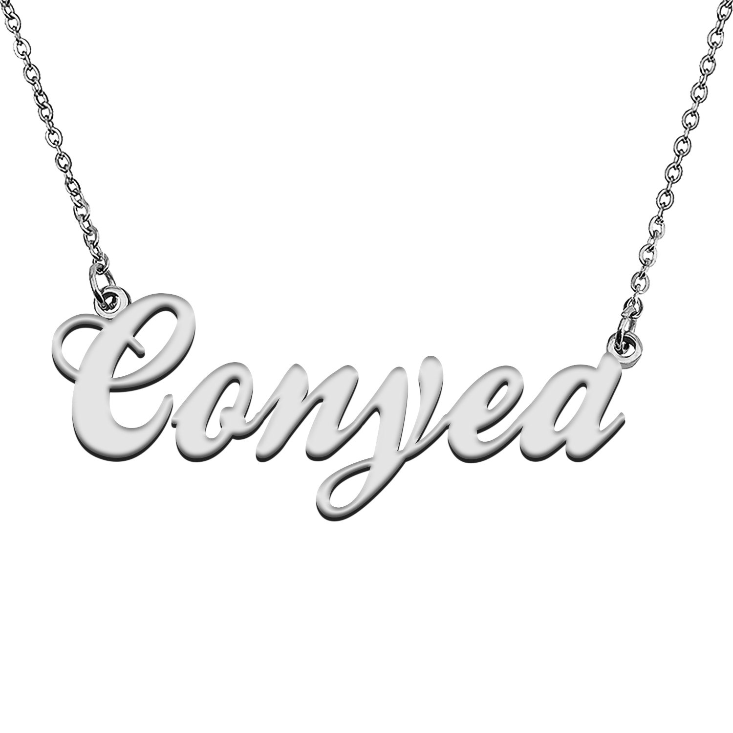 Custom Made Any Name Necklace Conyea Stainless Steel Jewelry for Mother