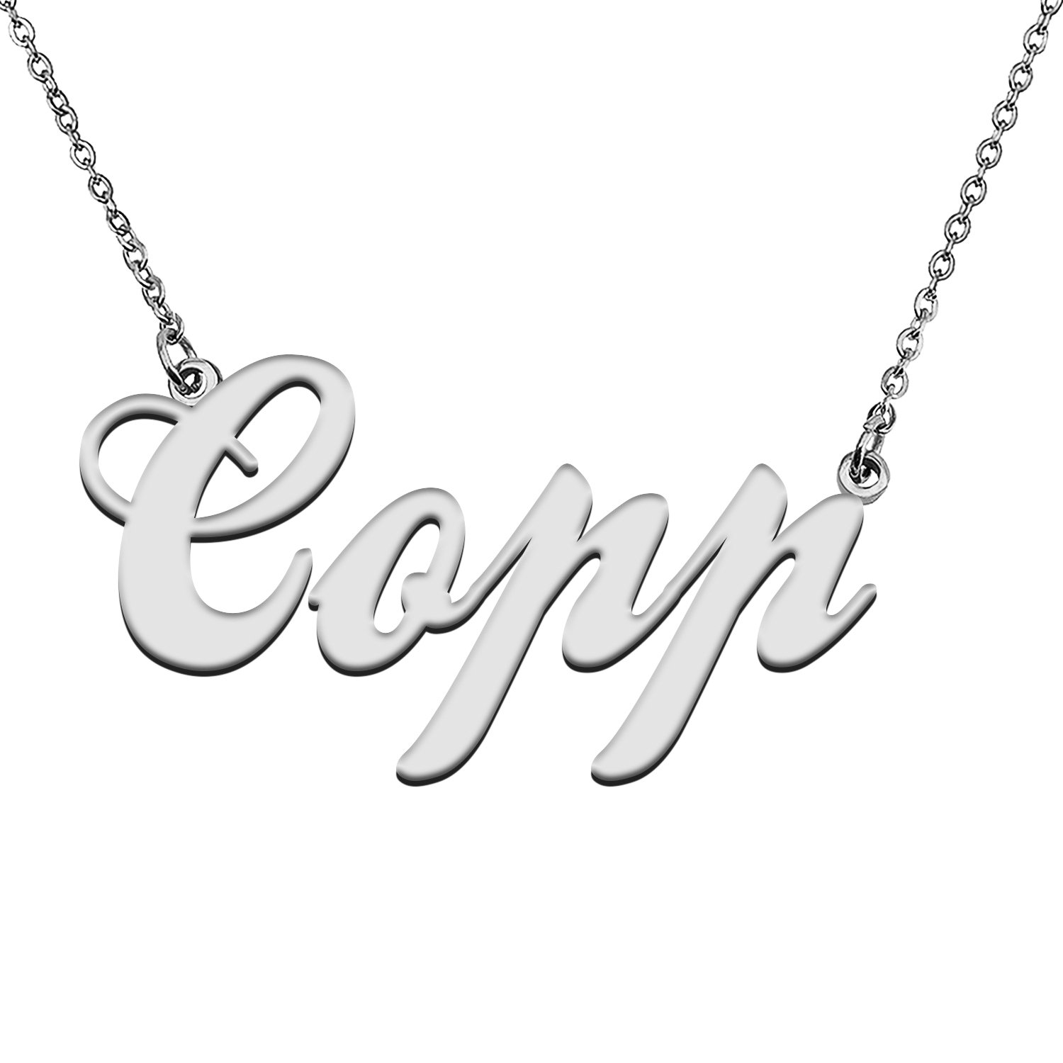 Custom Made Any Name Necklace Copp Stainless Steel Jewelry for Mother