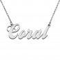 Custom Made Any Name Necklace Coral Stainless Steel Jewelry for Mother