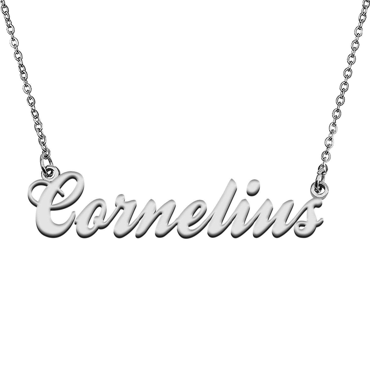 Custom Made Any Name Necklace Cornelius Stainless Steel Jewelry for Mother