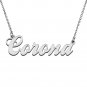 Custom Made Any Name Necklace Corona Stainless Steel Jewelry for Mother