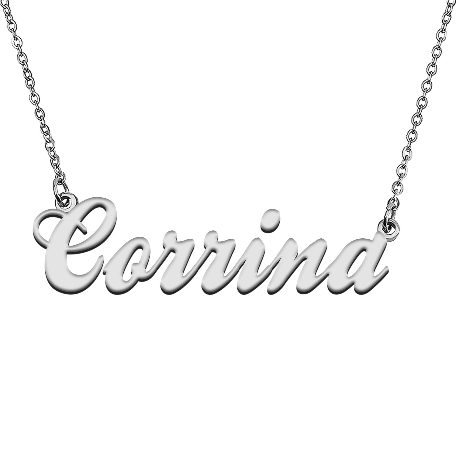 Custom Made Any Name Necklace Corrina Stainless Steel Jewelry for Mother