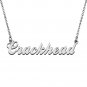 Custom Made Any Name Necklace Crackhead Stainless Steel Jewelry for Mother