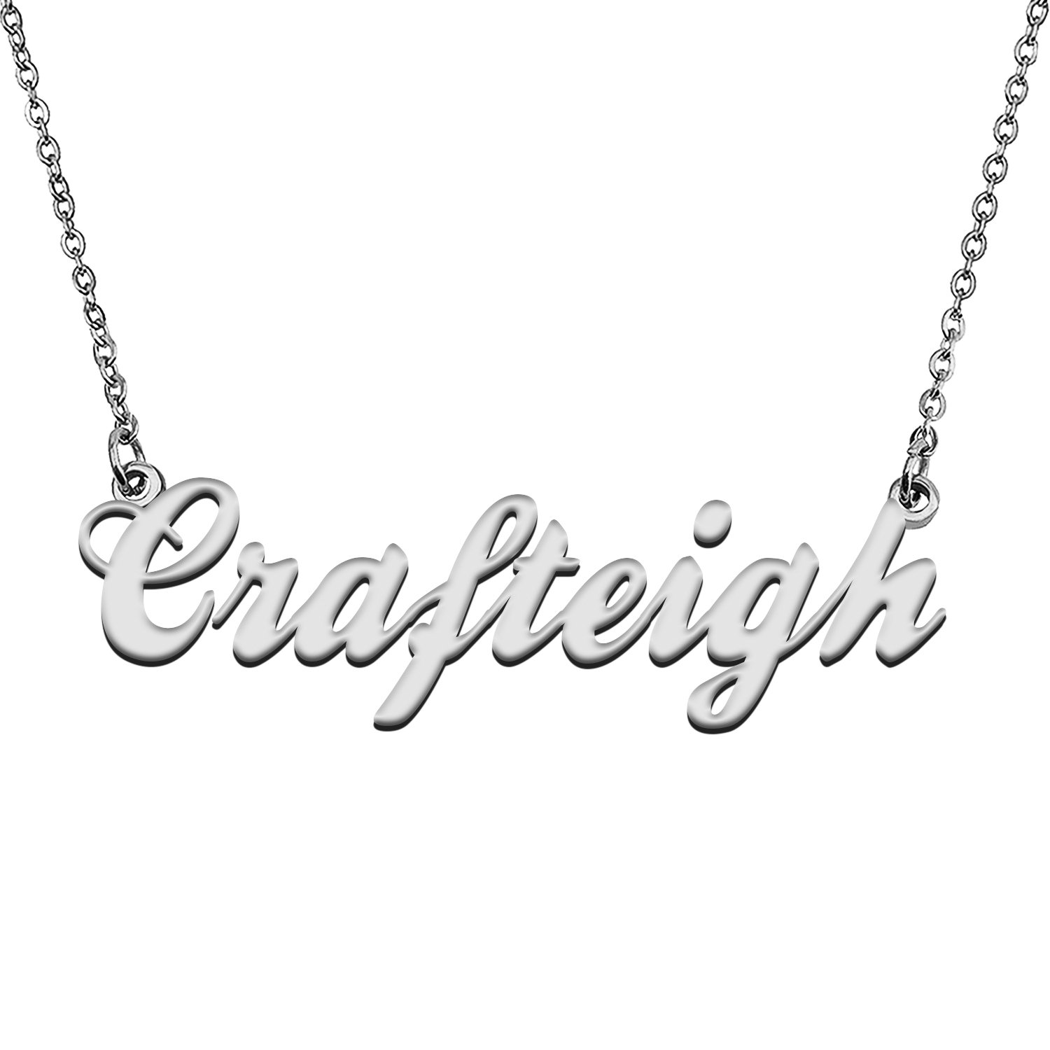 Custom Made Any Name Necklace Crafteigh Stainless Steel Jewelry for Mother