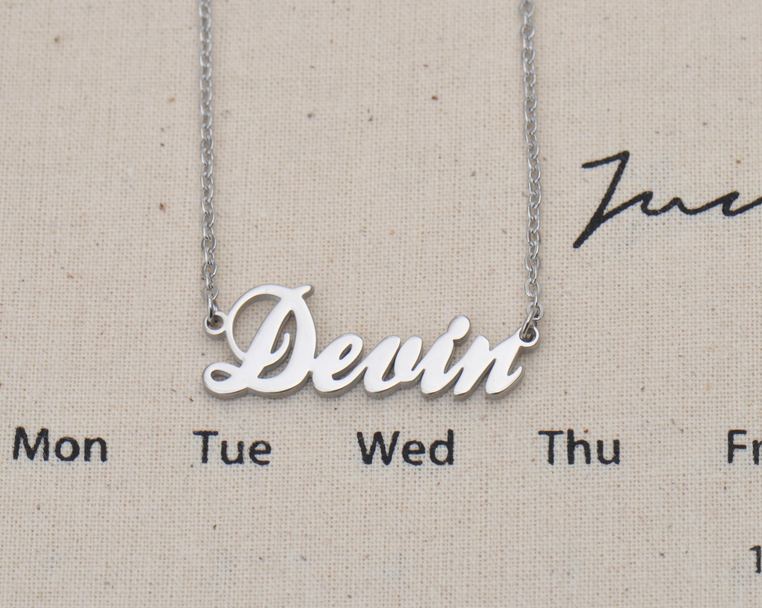 Initial Necklace Personalized Customized Name Necklace For