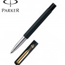 Parker Vector Matte Black GT Roller Ball Pen Gold Trim RollerBall Blue Fine New