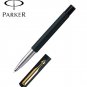 Parker Vector Matte Black GT Roller Ball Pen Gold Trim RollerBall Blue Fine New