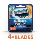 Gillette Flexball Fusion ProGlide Shaving Blades For Razor - 4 Cartridges New