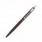 Parker Classic Matte Brown Ball Point Pen BP Chrome Trim CT Quink Blue Refill